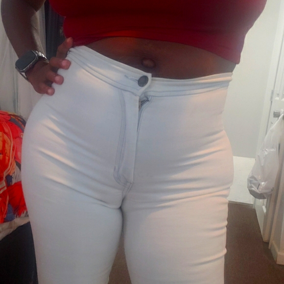 AMERICAN APPAREL EASY JEAN LIGHT BLUE SIZE M. (PLEASE CONTACT BEFORE PURCHASE) - Picture 5 of 10